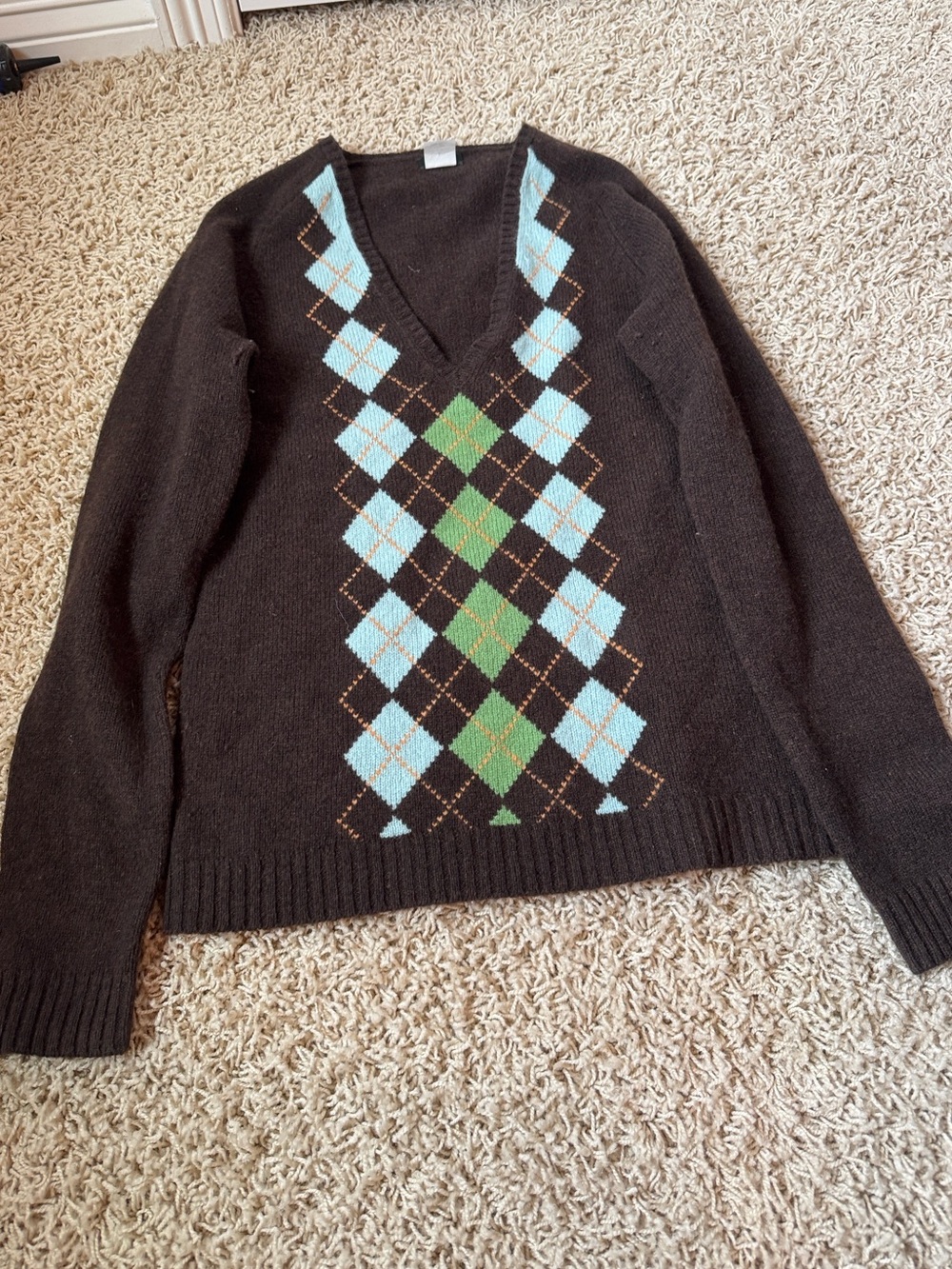 J. Crew Dark Brown Wool Sweater